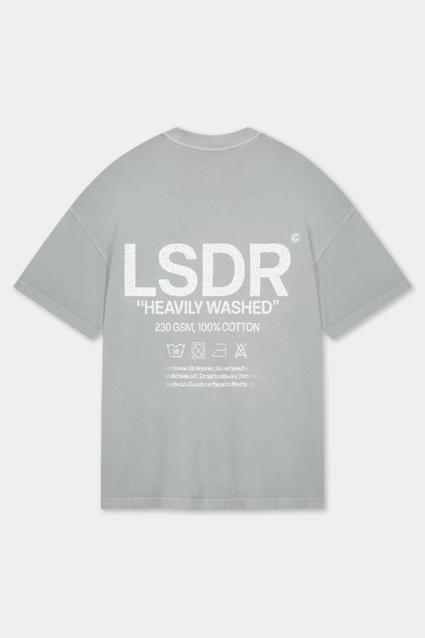 HEAVILY WASHED T-SHIRT - ULTIMATE GREY